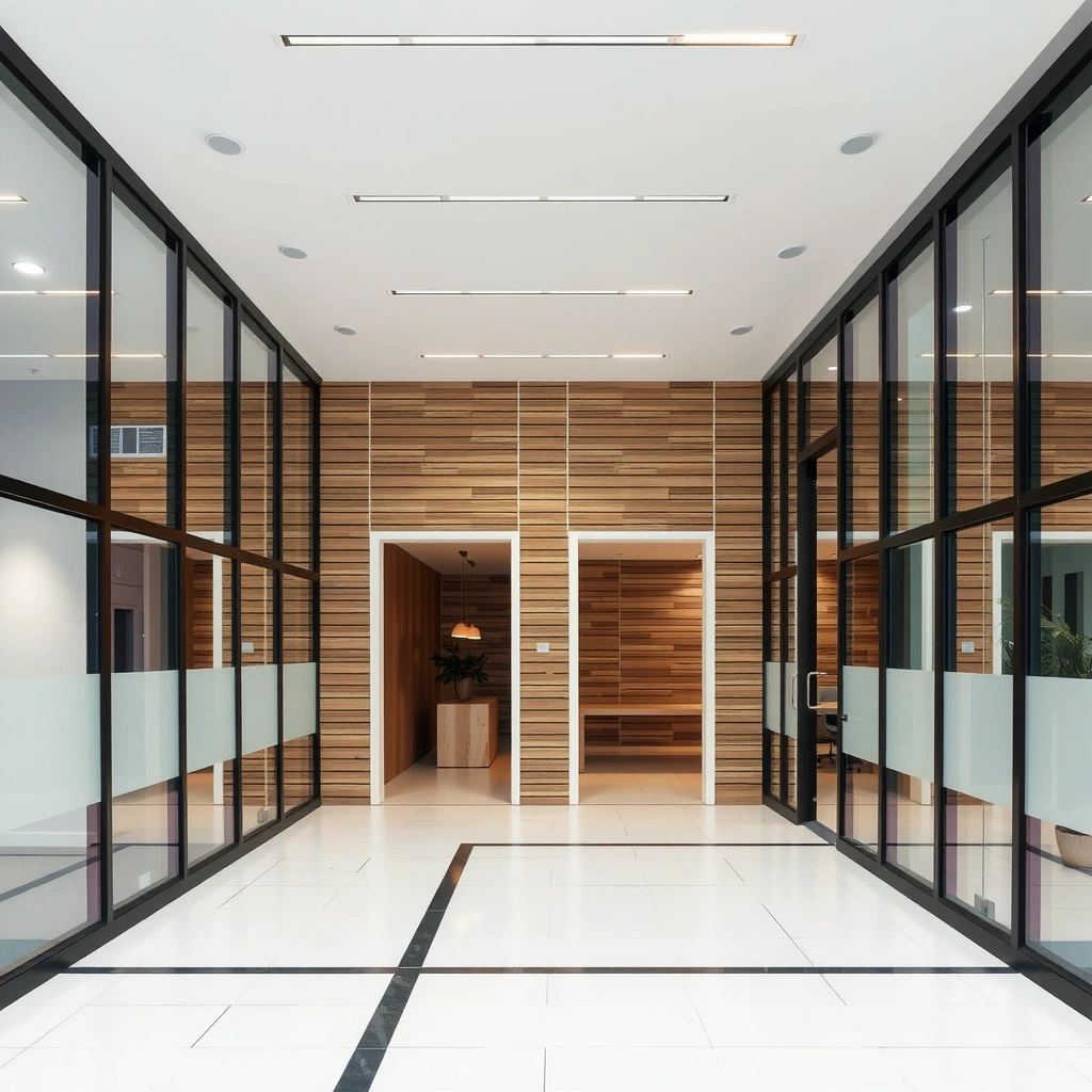 Modern office architecture background